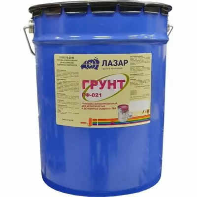 Грунтовка ГФ-021 антикоррозионная красно-коричневая 25 кг