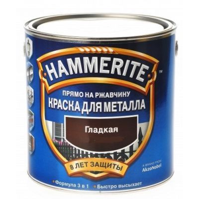 ХАММЕРАЙТ по ржавчине гладкая RAL1018 желтый 0,75л