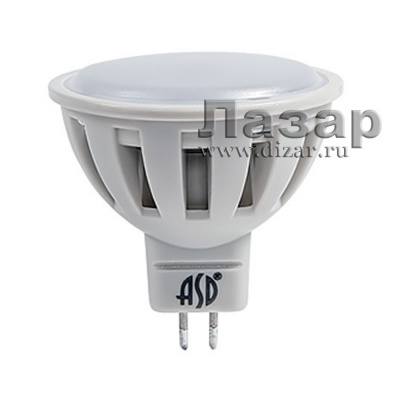 Лампа светодиодная LED-JCDR 5.5Вт 220В GU5.3 3000/4000К 420Лм