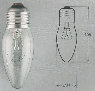 Лампа ДС 40Вт Е27 100шт. в упаковке